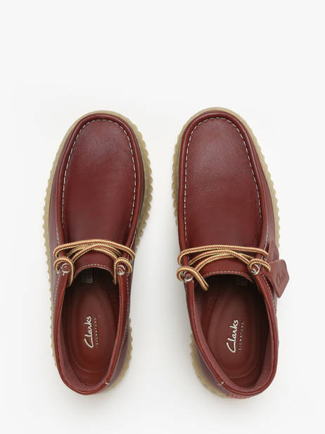 Derby Veterschoenen Torhill Hi Uit Leder Clarks Bruin men 26178267 ander zicht 3